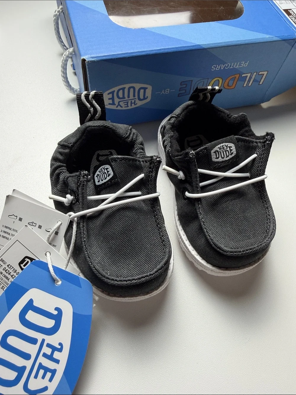 Hey Dude LILDUDE Slip On Core Black C2